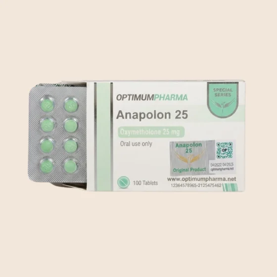 Optimum Pharma Anapolon 25 oxymetholone 100 tablets