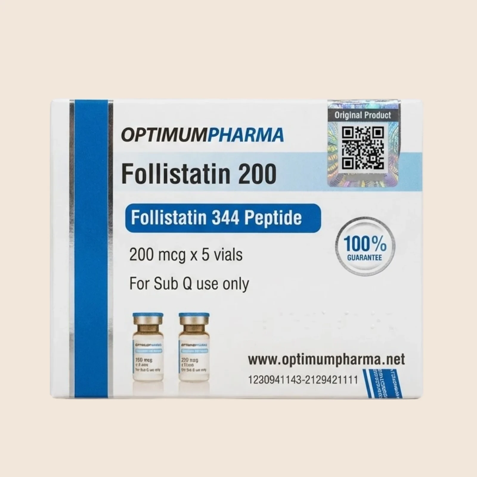 Optimum Pharma Follistatin 200 peptide box