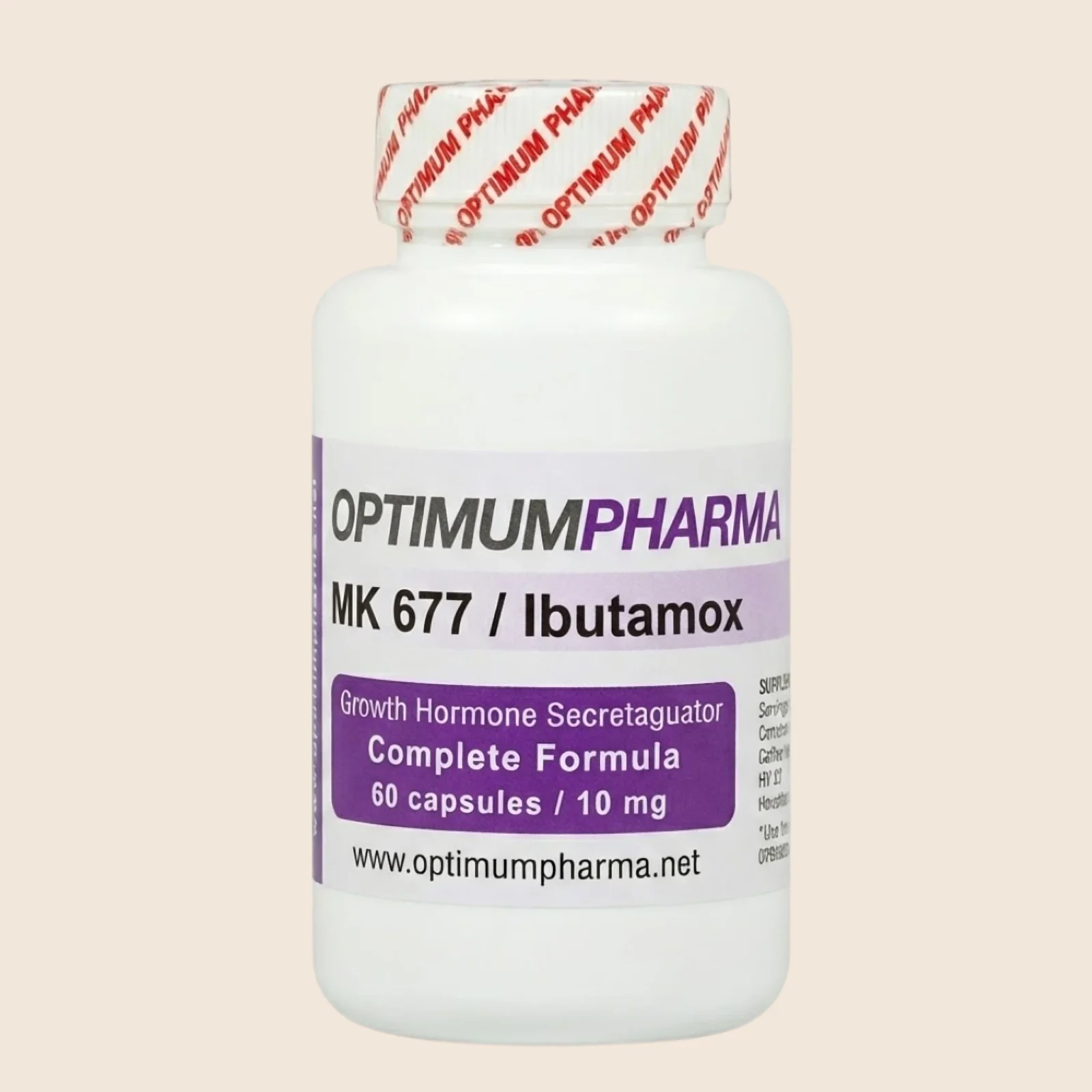 Optimum Pharma Ibutamox MK-677 SARM capsules