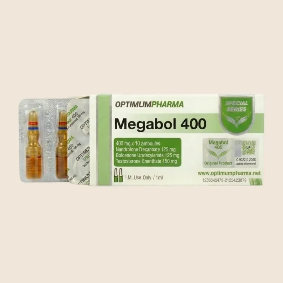 Optimum Pharma Megabol 400 nandrolone boldenone testosterone box
