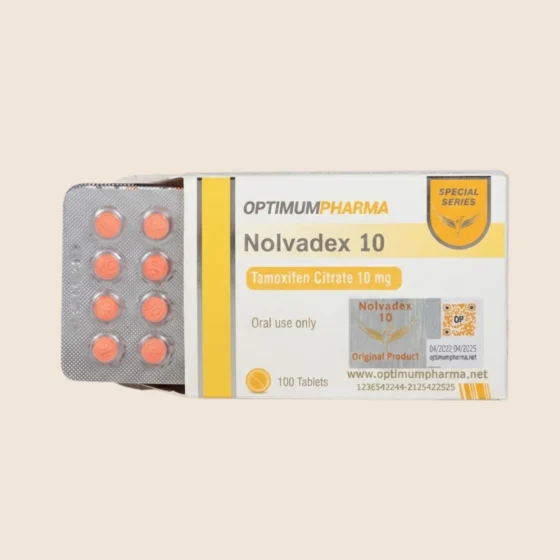 Optimum Pharma Nolvadex 10 tamoxifen citrate tablets box blister
