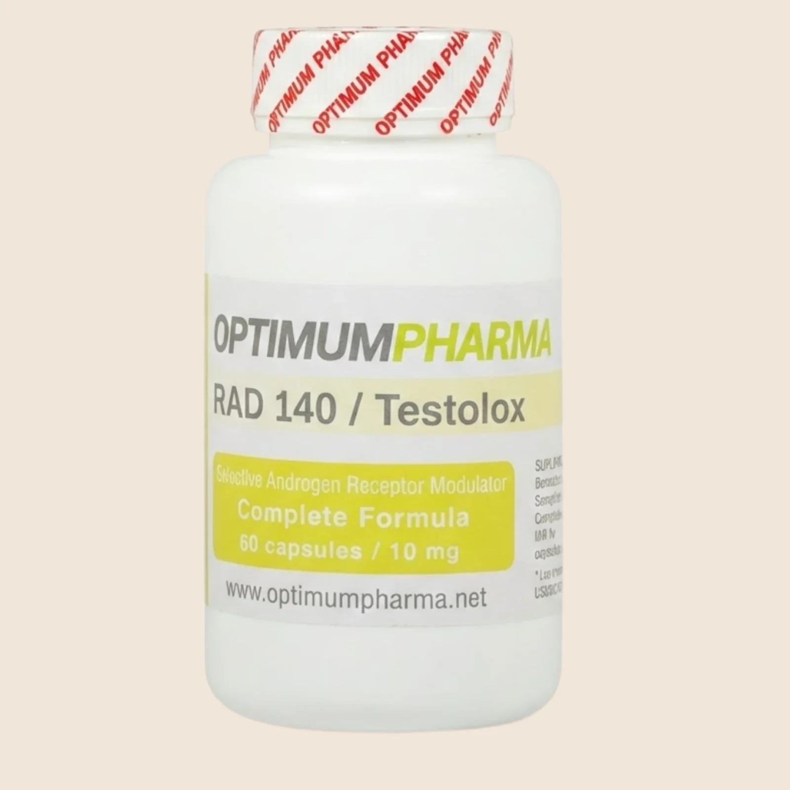 Optimum Pharma Testolox RAD-140 SARM capsules