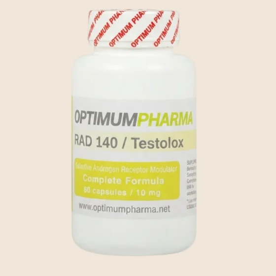 Optimum Pharma Testolox RAD-140 SARM capsules