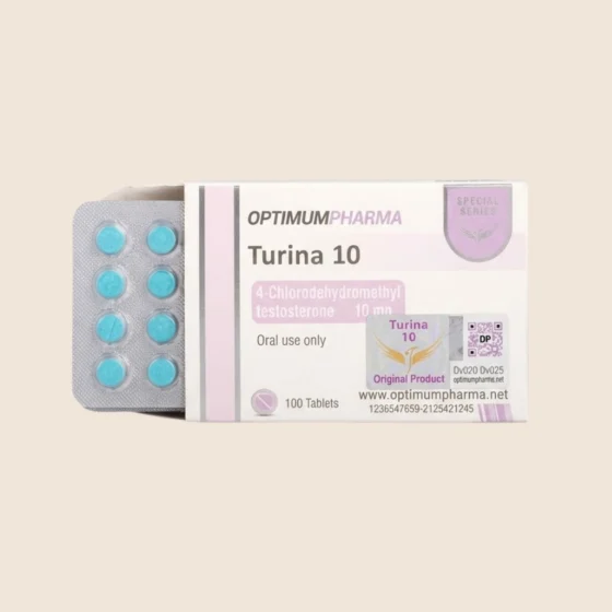 Optimum Pharma Turina 10 turinabol tablets blister