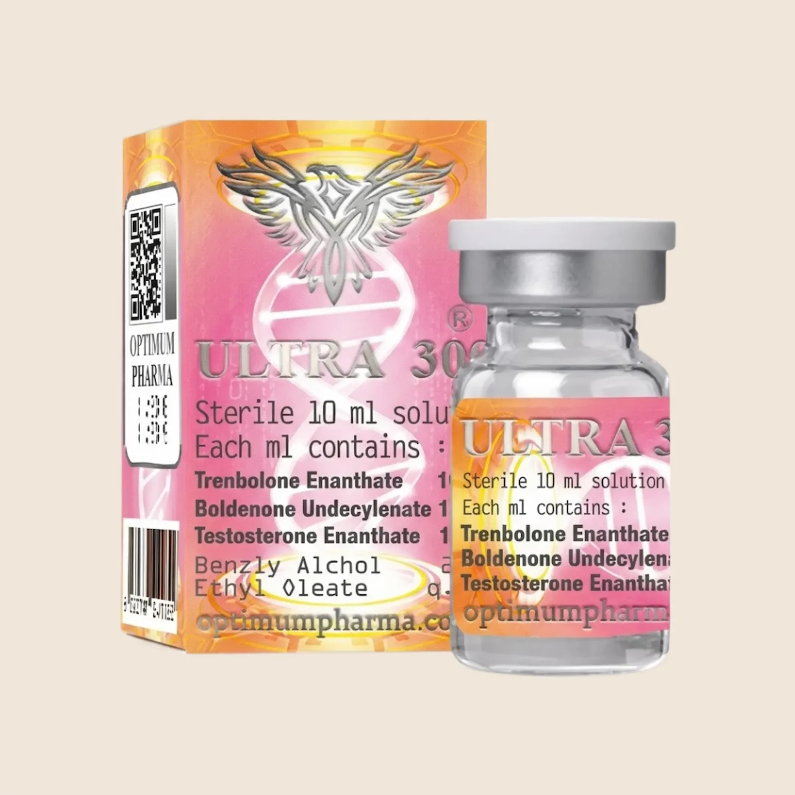 Optimum Pharma Ultra 300 trenbolone testosterone boldenone vial